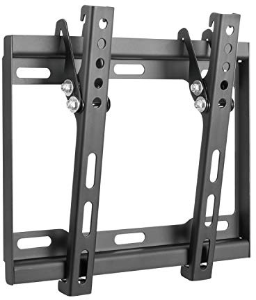 RICOO TV Wandhalterung Flach Ultra Slim für 32-55 Zoll Fernseher Neigbare Halterung Fernsehhalterung für Wand N0722 Universal Wandhalter Smart OLED Curved Fernseh-Halter bis 35 Kg & VESA 200 x 200 mm