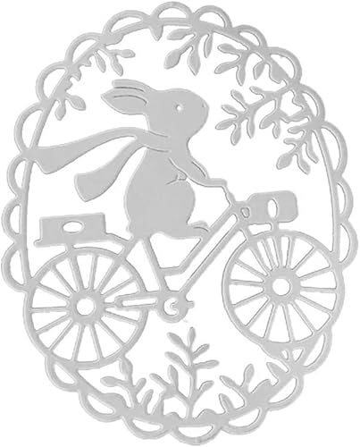 Hasen-Höhlen-Eier Stanzformen für Kartenherstellung, Osterhasen-Stanzformen Schneideschablonen für DIY Scrapbooking Fotoalbum Dekorative Prägepapier-Stanzformen für Kartenherstellung Vorlagen