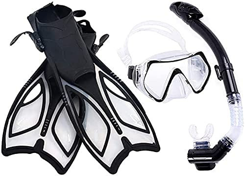 Vollgesichts-Schnorchel-Tauchmaske, professionelles Schnorchel-Set, Tauchmaske, Unterwasser-Tauchmaske, Schwimmflossen, freie Atmung zum Schnorcheln