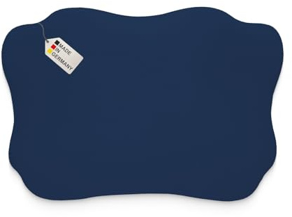 Dukal | Bezug passend für Glückstoff (Ergo) Orthopädisches Kissen | Zibroges Nackenkissen | DONAMA Memory Foam Kissen | 100% Baumwolle | Farbe: Marine