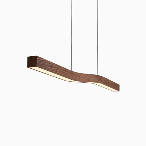 IWANTDO Esstisch Lampe LED Pendelleuchte Dimmbar Hängeleuchte mit Fernbedienung für Esszimmer Küche Büro Pendellampe BD397 Eisen Acryl Lampenschirm Modern Design Höhenverstellbar (L120cm)