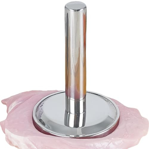 Batticarne, batticarne, martello batticarne, strumento per battere la carne, in acciaio inox ispessito, strumento di alta qualità, martello laterale per intenerire e appiattire