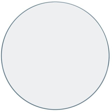 Rund klar härdat glas bordsskiva ersättning 100 cm (40 tum) diameter idealisk för middag kaffe kontor och sidobord glasbord av högsta kvalitet