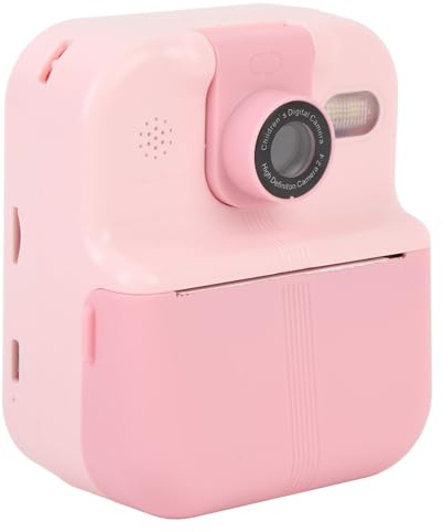 Kids Camera Instant Print Photo, 48MP Photo Instant Digital Camera, Instant Print Camera with 2.4 In IPS Screen, Front Rear Selfie Rotating Lens, DIY Photo Filters Stickers