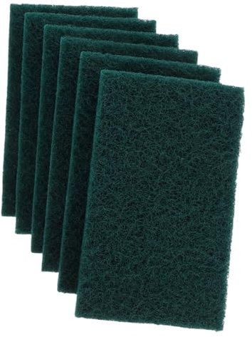 MOBUTOFU 6piezas Estropajos De Limpieza Resistentes para Lavavajillas Unidades Verdes para Ollas y Sartenes Paño para Lavar Cuencos Antirrayaduras Reutilizables