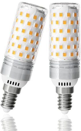 LUTW Ampoule E14 Maïs, 10W Ampoules LED Équivalent 130W Halogène, 1510LM Ampoule LED E14 Blanc Chaud 3000K, Gros Culot à Vis pour Lustre, AC 220-240V, Non Dimmable, Lot de 2
