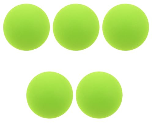 Gatuida 5-teiliger Schlagübungsball: 5,5 cm grüner Trainings-Baseball aus Eva-Schaum – weicher Schlagball aus Schwamm für Kinder – Anfänger-Baseball für das Training im Hinterhof der Schüler