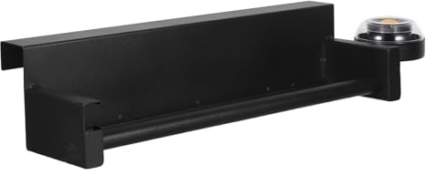 PLAFOPE Porta Sacchetti Plastica da Muro con Dispenser per Sacchetti Spesa Supporto Rigido per Cucina Negozio e Supermercato Nero