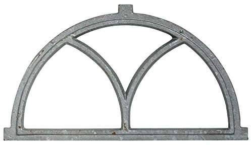 aubaho Fenster grau Stallfenster Eisenfenster Scheunenfenster Eisen 55cm Antik-Stil (f)