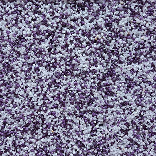 20kg Buntsteinputz Mosaikputz 1-2mm CoPa7 Purpurviolett/Lila/Weiß(Naturkorn) - Hergestellt in Bayern -