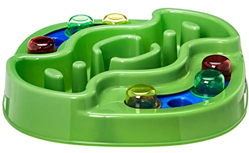 Amazon Basics – Spielstation-Futterspender für Haustiere, grün