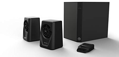 Nacon PCGA-200 Lautsprecherset, 2,1 Kanäle, 10 W, Schwarz – Lautsprechersets (2.1 Kanäle, 10 W, PC/Laptop, Schwarz, 10 W, Netz)