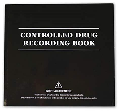 GDPR Kontrollbuch für Drogenaufnahmen, Taschenbuch
