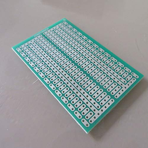 3stk 4.5x7cm 2-3er Joint Hole Fiberglass FR4 Punktraster Lochraster Platine Streifenraster DIY Platine Veroboard Stripboard Prototype Paper PCB Leiterplatte KITs Experiment DIY Circuit Board…