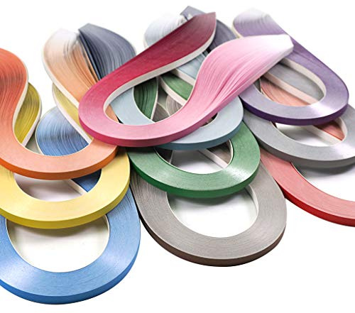 JUYA Papier Quilling Farbverlauf Serie Set 10 Farben QP388 (10 Packungen Individuelle, Breite: 7mm)