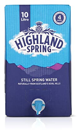 Highland Spring Boxed Still Spring Water, 10L