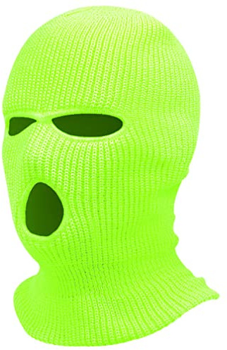 Jungerhouse Balaclava,Sturmhaube Gesichtshaube Acryl 3-Loch Sturmhaube Skimaske Erwachsene Winter Strick Sturmhaube