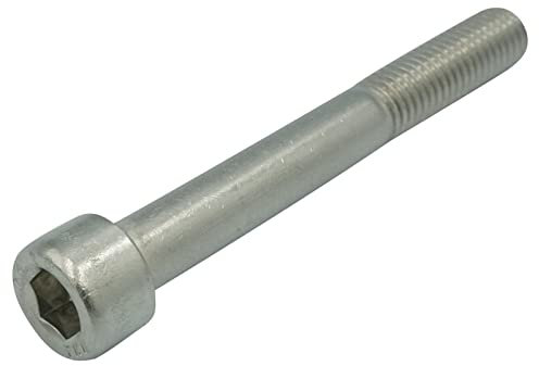 EZOTec - 4 Stück Zylinderschrauben mit Innensechskant M10x100 mm DIN 912 ISO 4762 - Teilgewinde Edelstahl V2A A2 - Zylinderkopfschrauben Gewindeschrauben