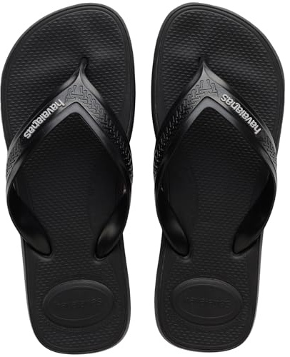 Havaianas herr topp max komfort flip-flop, svart, 11/12 UK, Svart, 45/46 EU