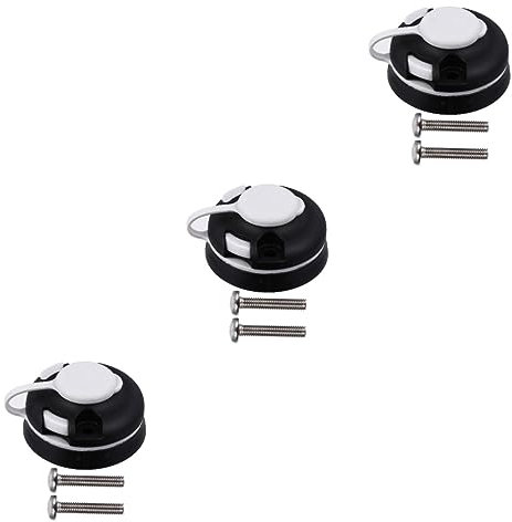 Toddmomy 3sets Fishing Rod Holder for Kayak Round Mount Base Multi-functional Boat Accessories