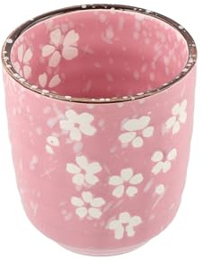 Leadigol Petite tasse à thé chinoise en céramique, 7,4 cm, tasse à thé en céramique, tasses à thé en fleurs de cerisier de style japonais, pour café et thé