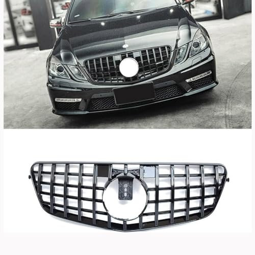 GOPC Auto-Frontgrill, kompatibel mit Mercedes- Ben-z E-Class W212 E250 E300 E350 E500 E550 Sedan 2010-2013, Frontgrill Kühlergrill