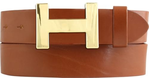 BELTINGER Designer Gürtel HENRY aus Vollrindleder 4 cm | Eleganter Ledergürtel für Damen und Herren 40mm | Gold glänzend