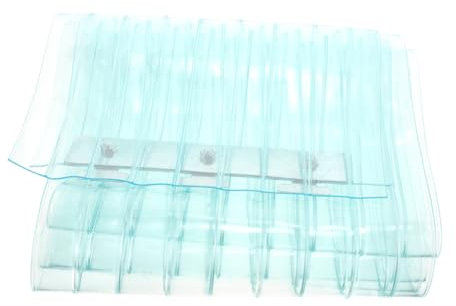 MAGICLULU PVC Türstreifenvorhang Mit Edelstahl Winddicht Und Stabil Für Gewerblichen Und Privaten Gebrauch Als Trennwand Für Küchen Lagerhallen Und Supermärkte Einfache Installation Und Rein