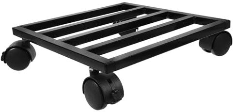 ifundom Pflanzenständer Aus Gusseisen Mit Rädern Rollbar Für Zimmerpflanzen Blumenständer Pflanzgefäßhalter Für Schweres Gewächshaus Blumentopftablett Für Innen Und Außenbereich