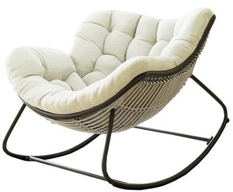 YSZBD Papasansessel Kissen Outdoor Kissen FüR Rattan Korbsessel Polster FüR Korbsessel Rund HäNgesessel Outdoor Kissen Waschbar(#8,120x100x10cm)