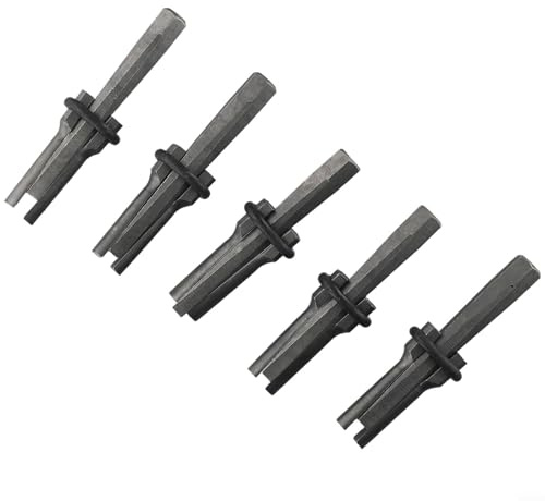 5 cunei da 147,7 cm per spaccare pietre, spaccalegna in metallo da 18 mm, perfetti per applicazioni su roccia dura e calcestruzzo