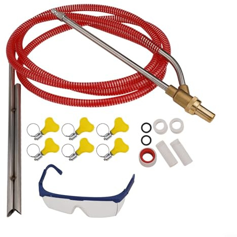 Sabbiatrice per idropulitrice, kit di sabbiatura con attacco rapido da 1/4 per sabbiatura per rimozione ruggine e pulizia