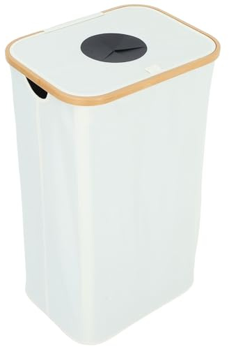 VILLFUL Large 105l Foldable Recycling Bin with Lid and Removable Bottle Bag Deposit Bottle Collector Container for Kitchen and Indoor Can Glass Plastic Sorting