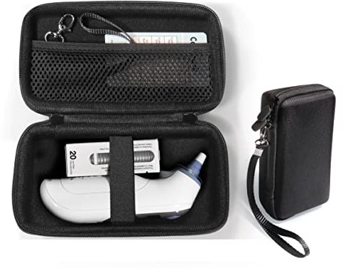 CaseSack Case for Ear/Infrared Thermometer: Braun ThermoScan 7, 7+, 5 IRT6500, 3 Braun Digital Ear Thermometer; iProven, iHealth, MILDSIX, KDT, EasyEast, CandyCare, LAMIG, Hugum, GoodBaby, Famidoc