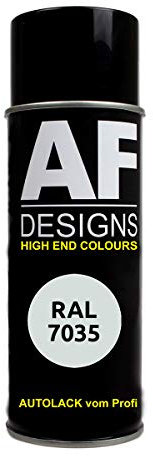 Alex Flittner Designs RAL Lackspray Autolack Sprühdose Spraydose RAL7035 LICHTGRAU seidenmatt