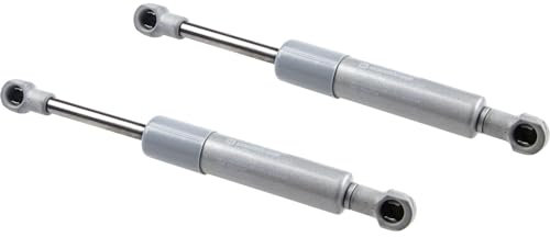 Gedotec Gasdruckfeder 600N LIFT-O-MAT 2 Stück | Kesseböhmer Gasdruckdämpfer für HSB Hochschwenkbeschlag | Stoßdämpfer für Klappe, Schranktür & Küchenschrank | Kompressionsfeder mit Anleitung