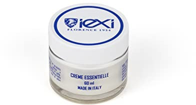 IEXI Creme Essentielle - Crema ideale per Pulire Pelle - Made Italy - Puliza Scarpe, Vestiti, Borse e Cinture, Divani, Poltrone, Sedili Auto Moto - Dona un Effetto Setoso al Tatto - Formato 60 ml