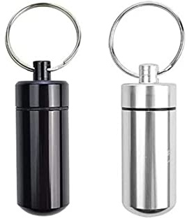 PLABBDPL 4 Stück Adressanhänger für Hunde Katzen,ID Tag Hundemarke Tiermarke mit Schlüsselringe und Wasserdicht Pillendose