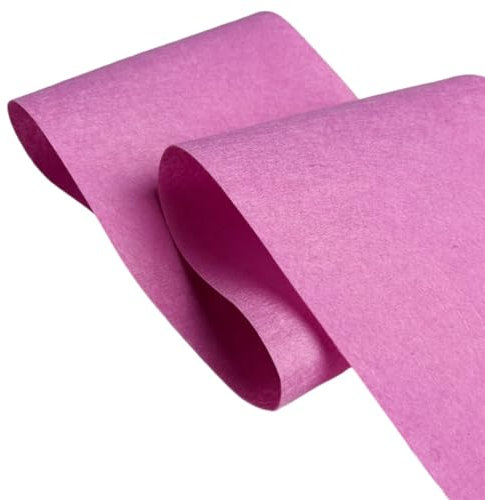 Filz Gewebe Weicher Filzstoff, Vlies-Filzstoff, Blatt, DIY, Nähen, Puppen, Basteln, mehrere Farben erhältlich for Material 1 mm (Color : 1pc Rose pink, Size : 20cm x 85cm)