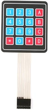 JRXFXEKW 4 12 16 20 Key 4 * 4 Membrane Switch Keypad 1x4 3x4 4x4 4 * 5 Matrix Array Matrix Keyboard Smart Car 1/2/5/10Pcs (16 Key,10Pcs)