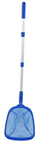 Culnflun Pool Skimmer Net, Pool Leaf Cleaning Net with Retractable Rod Swimming Cleaning Pond Skimmer of Swimming Pools Hot Tubs Spas Fountains