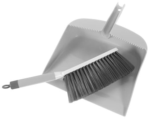 IWOWHERO Mini Dustpan and Broom Set for Small Cleaning Tasks Portable Car Detailing Brush Pan Combo for Keyboard and Car Vent Cleaning