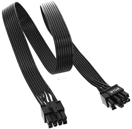 Okaywork Câble d'alimentation GPU 8 broches ATX 8 mâle vers PCIe 6+2, pour Be Quiet,alimentation 8 (6+2) de carte graphique 60cm gpu