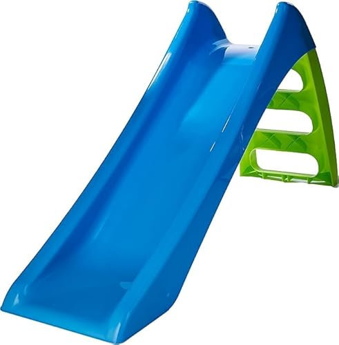 Scivolo Per Bambini Da Esterno 1 Anno Scivolo da giardino per bambini super resistente. Misure 116x36x62.5cm. Colore Verde e Azzurro