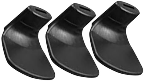 FRCOLOR Boquilla de Flauta para Principiantes 3 Piezas, Boquilla de Resina Duradera, Repuesto para Flauta de 6 y 8 Agujeros, Accesorio Portátil para Práctica y Mejora del Tono