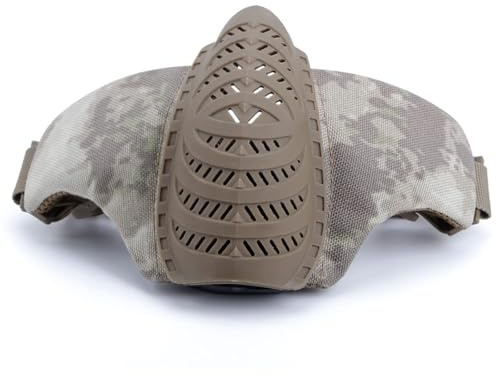 Demi-Masque Tactique, pour Airsoft Jeux Tactiques Jeux CS et Cosplay d'halloween(AOR1)