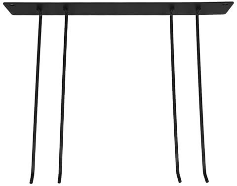 Kisangel Robuste Wandhalterung für Gartengeräte aus Eisen Platzsparendes Garten-werkzeugregal mit Elegantem Design Einfache Montage für Garage Geräteschuppen und Outdoor-Organisation