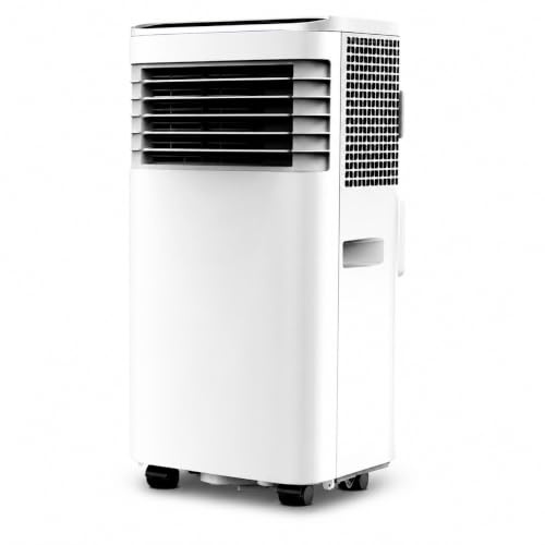 Portable Air Conditioner 12000BTU Mobile AC Unit, No Installation Required, 3-in-1 Cooling Fan Dehumidifier, Fast Cooling Compressor Air Conditioner with Hose, Portable AC for Bedroom Home Office UK