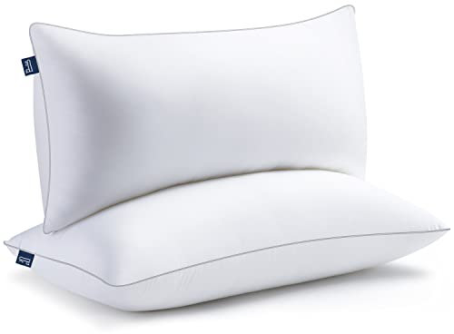 BedStory Kopfkissen 40x80, Kissen 2er Set mit Hochwertiger Mikrofarsern Kissenfüllung 950g x 2, Waschbares und Weiches Füllkissen Bettkissen Schlafkissen Sofa Kissen Seitenschläferkissen