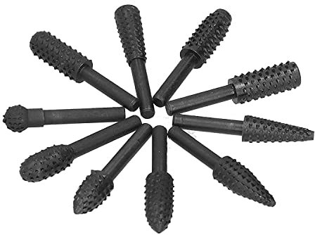 10Pcs Carving Bit Set, Efficient Wood Carving Tool for DIY Carpentry